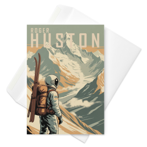 Summitting Ascendion Peak - Motivational Greeting card