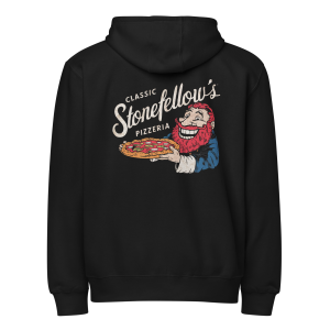 Stonefellow's Classic Pizzeria - Vintage Premium full zip hoodie