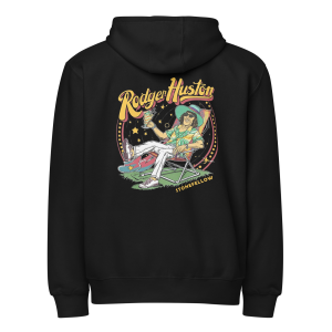 Roger Huston Lawn Chair Lazier - Vintage Premium full zip hoodie