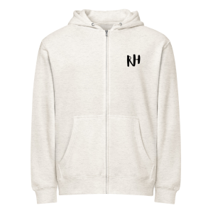 Alternative view of Roger Huston Runs Through It - Vintage Spaceman Premium full zip hoodie