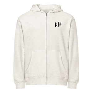 Alternative view of Roger Huston Sunflower Fields Forever - Vintage Spaceman Premium full zip hoodie