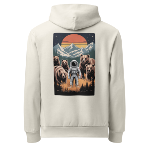 Roger Huston Bear Whisperer - Vintage Spaceman Urban garment-dyed hoodie