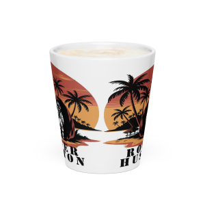 Roge Huston Spaceman Island - Latte mug